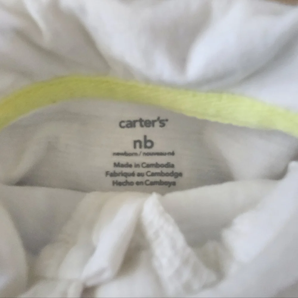 Carter's Seven Piece Baby Clothes Bundle Size NB